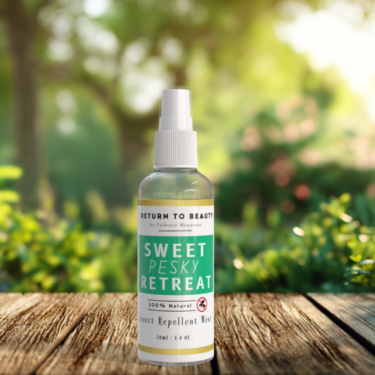 Sweet Pesky Retreat - Natural Insect Repellent (2 Bottle Set ~30 ml Travel Size)
